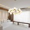 Modern Ceiling Light Gold Glass Globe Chandelier Pendant Lamp Living Room Decor
